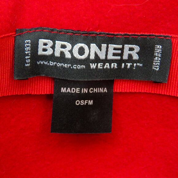 1970s Vintage Broner Vintage Red Bowler Hat Chic Red Wool Hat with Black Button
